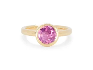Beladora 'Bespoke' Pink Sapphire Ring in 18K Gold