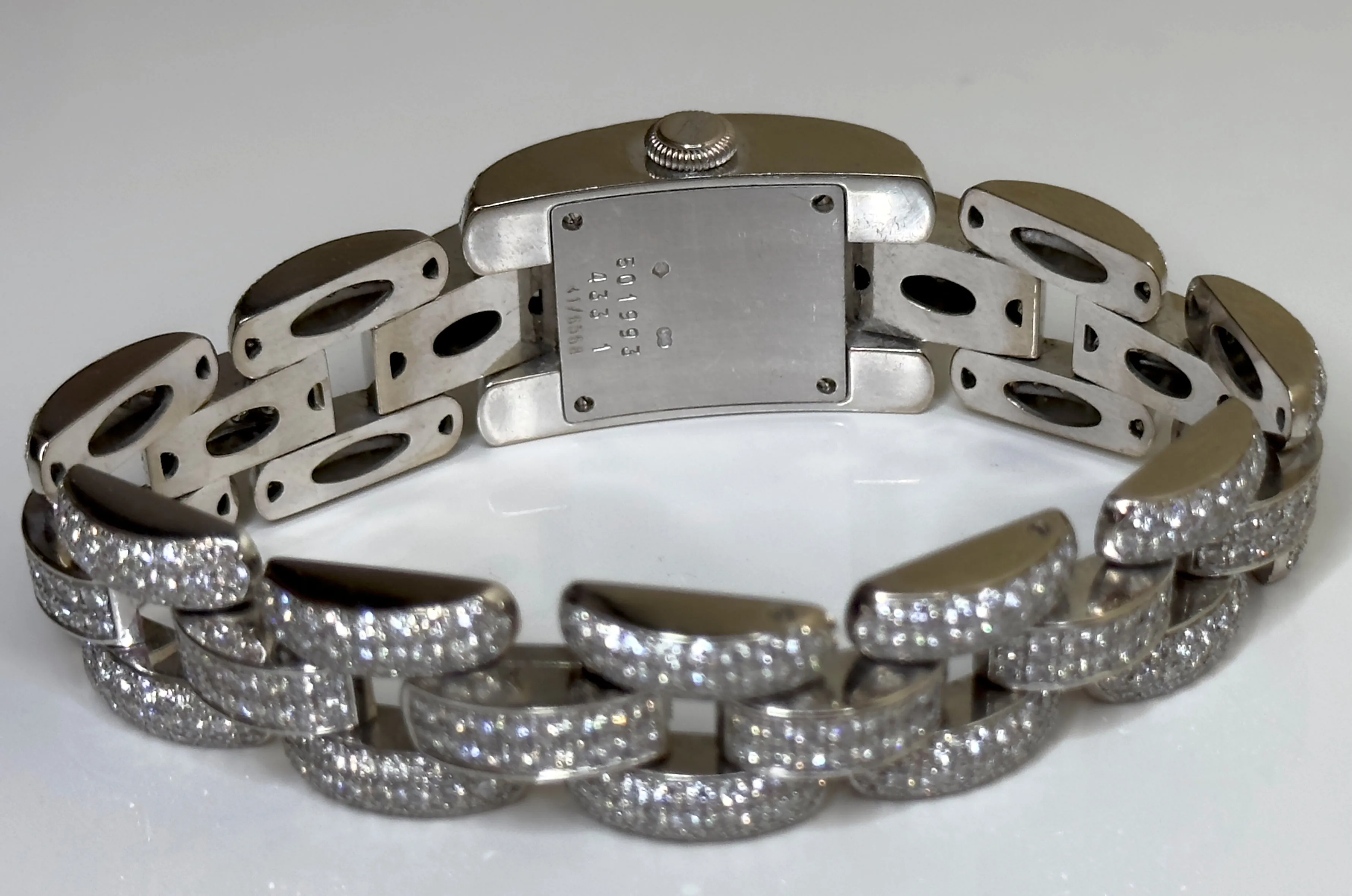 Chopard La Strada Ladies 18k White Gold All Diamond 41/6568