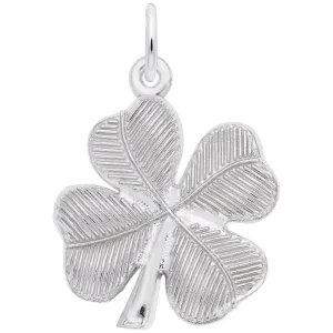 Four Leaf Clover SS Charm