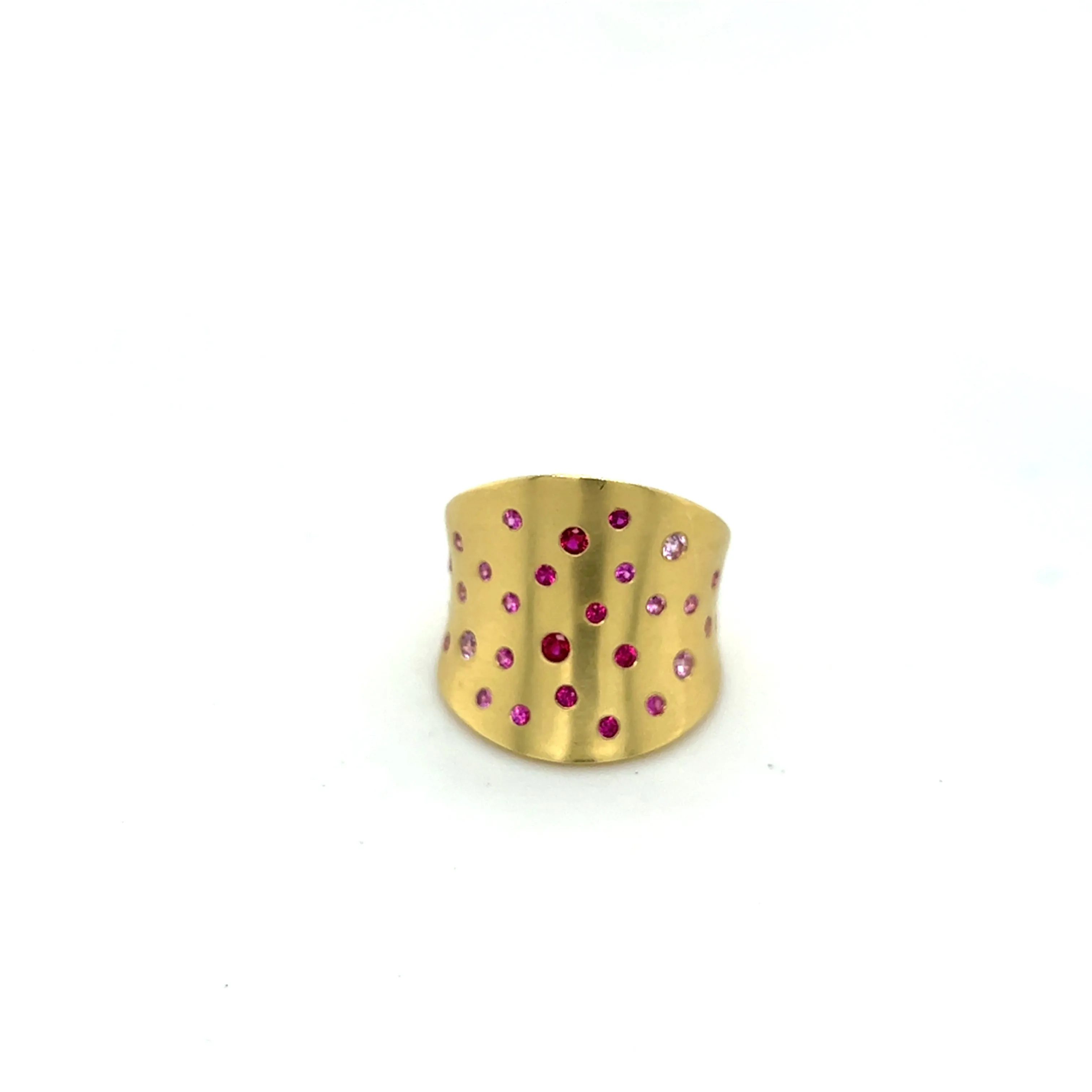 High Polish Tulum Shield Ring 4B